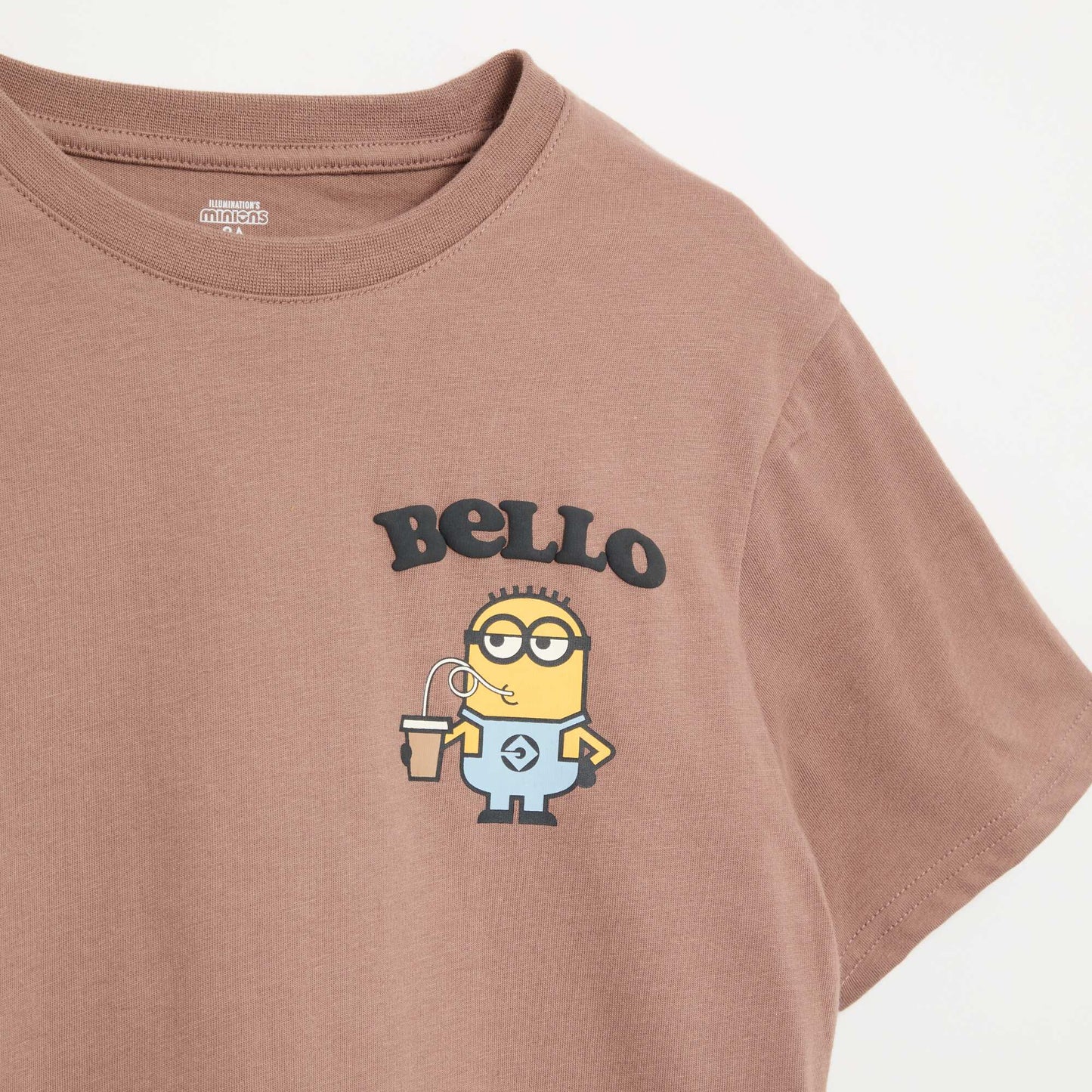 Short-sleeved 'Minions' T-shirt BROWN