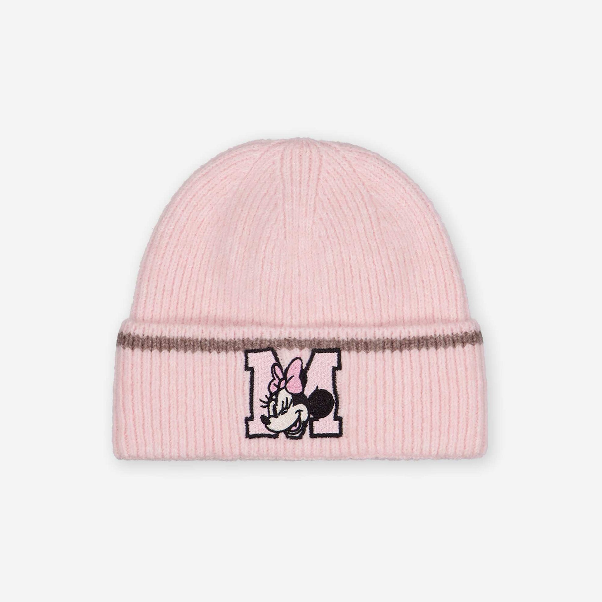 Disney Minnie Beanie დაკეცილი ფარფლებით, ვარდისფერი