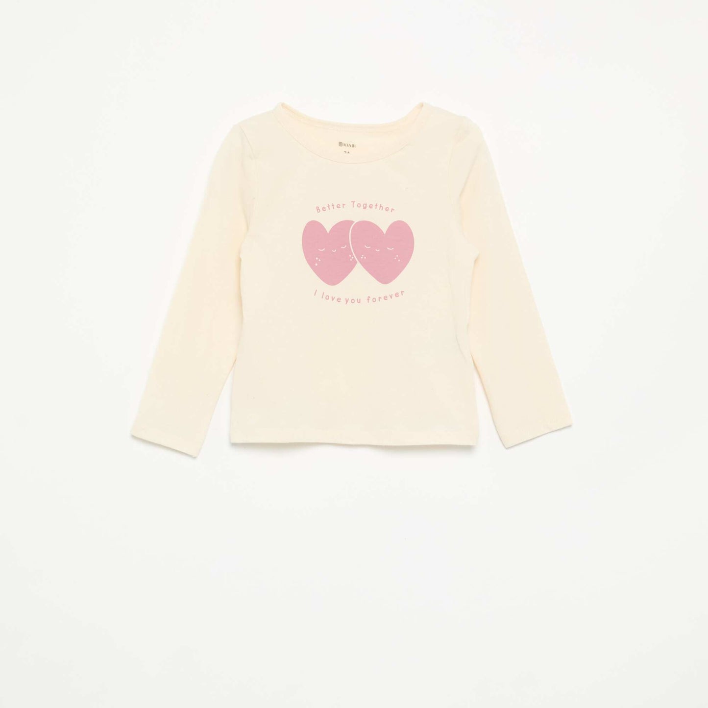 2-piece jersey pyjamas BEIGE