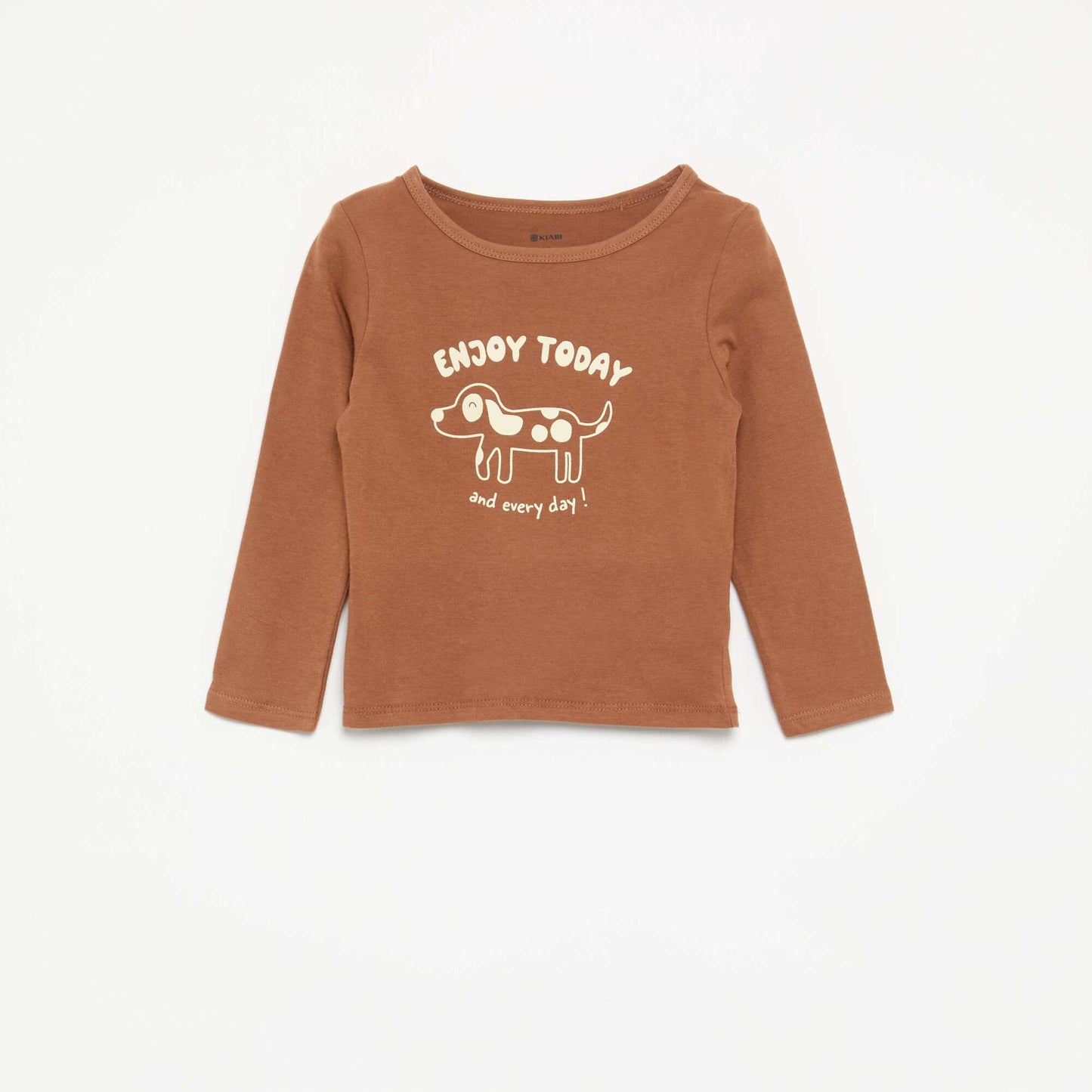 2-piece jersey pyjamas BROWN