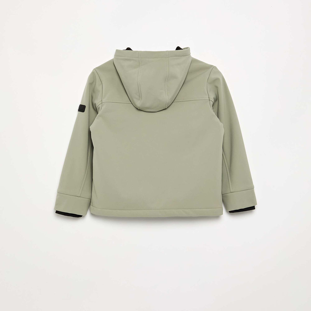 Microfleece-lined hooded jacket GREEN