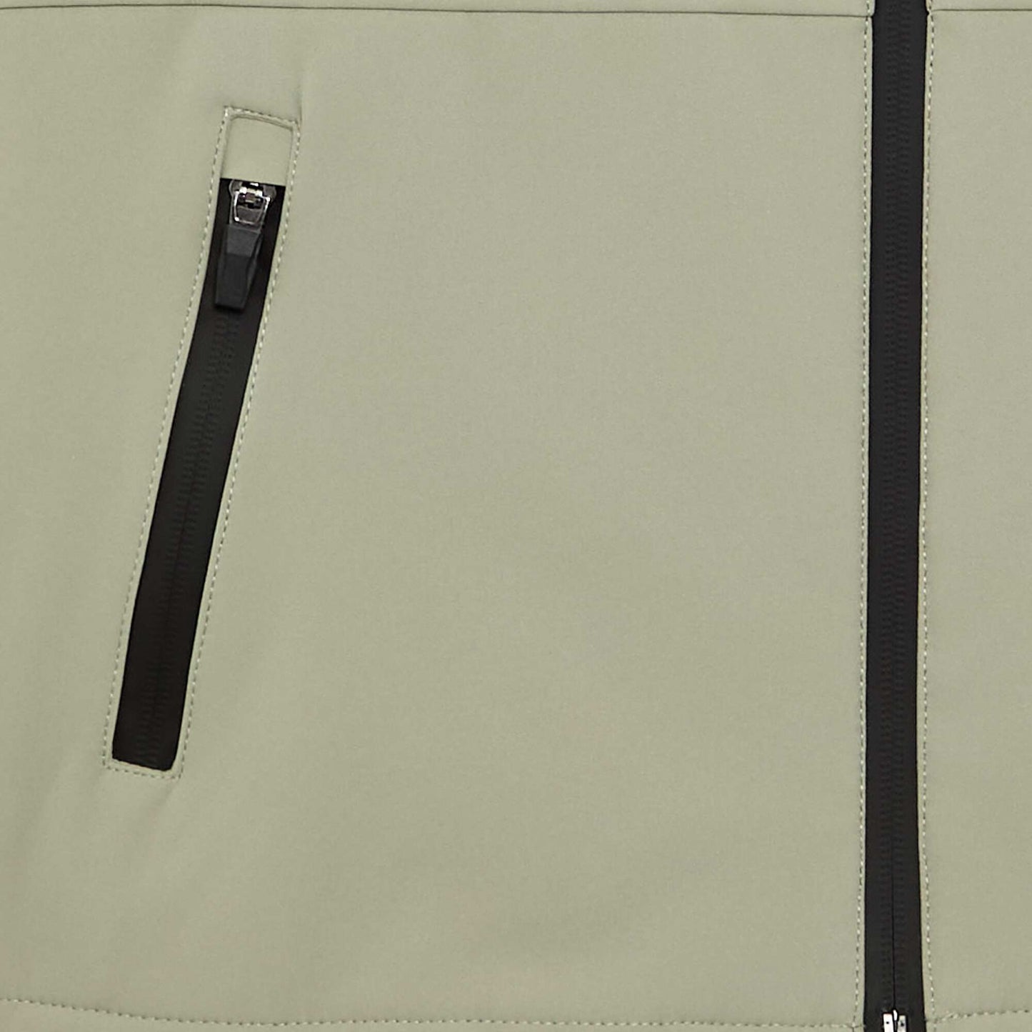 Microfleece-lined hooded jacket GREEN