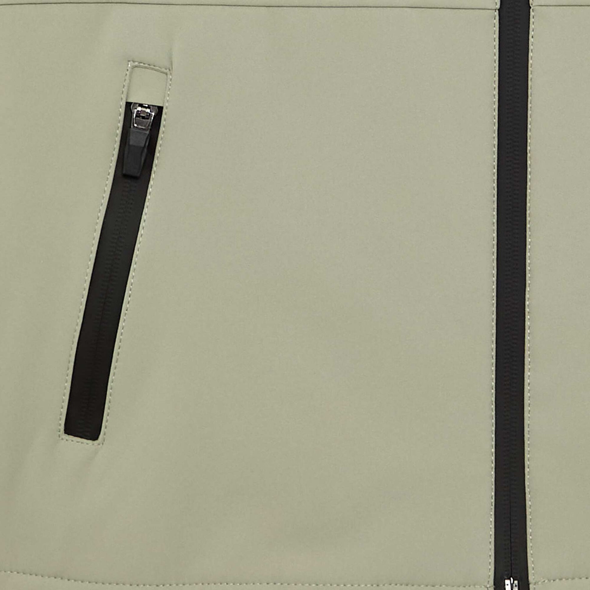 Microfleece-lined hooded jacket GREEN