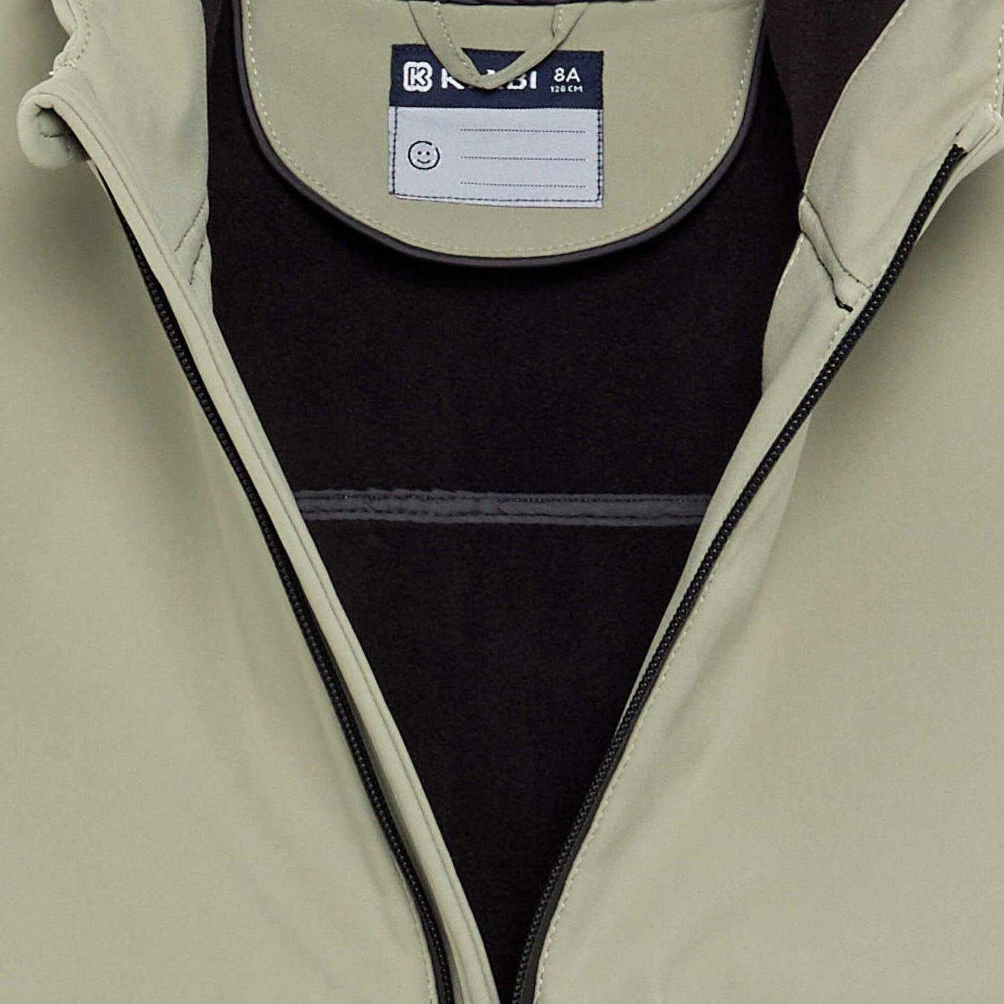 Microfleece-lined hooded jacket GREEN