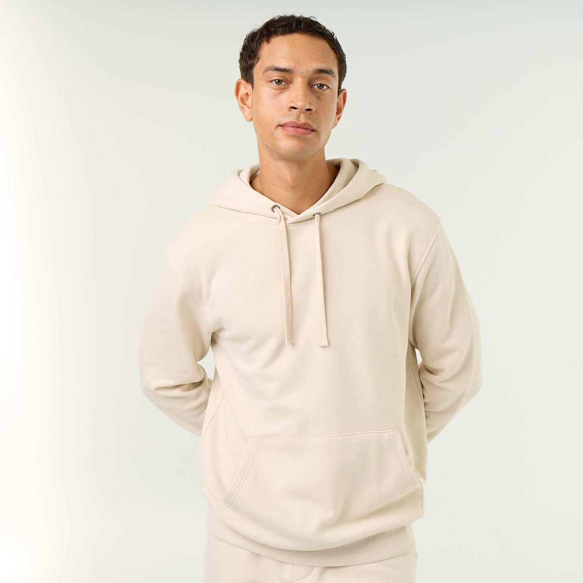 Plain Hooded Sweatshirt GREY