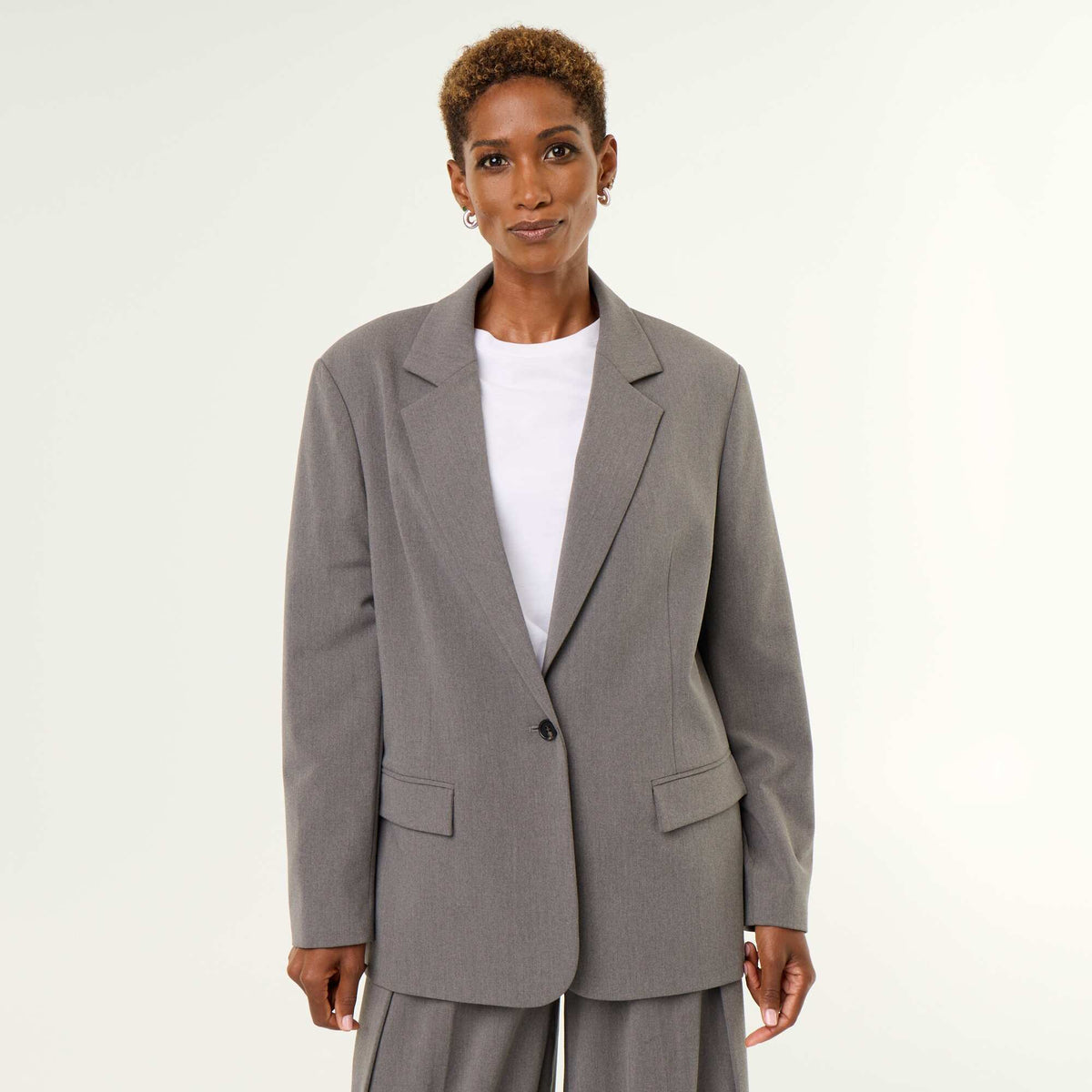 Long tailored jacket GREY