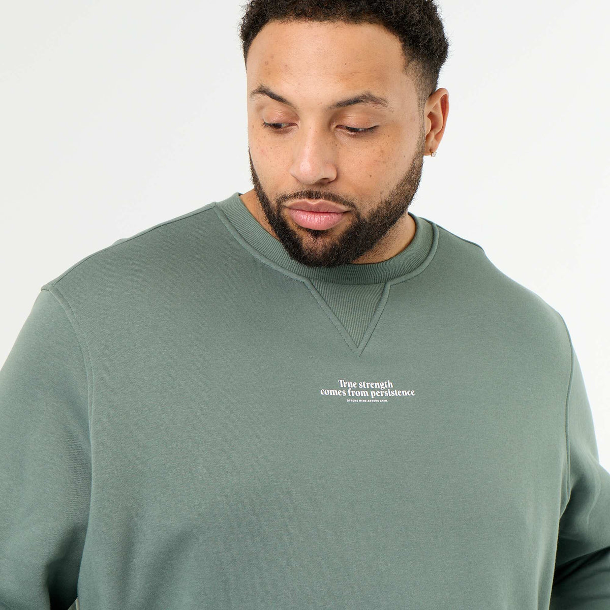 Printed Fleece Sweatshirt GREEN