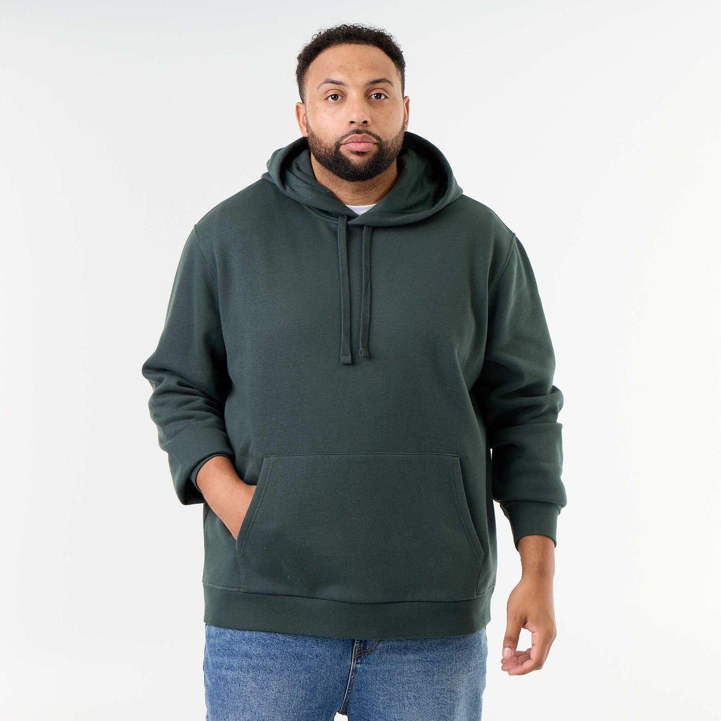 Hoodie with Kangaroo Pocket GREEN