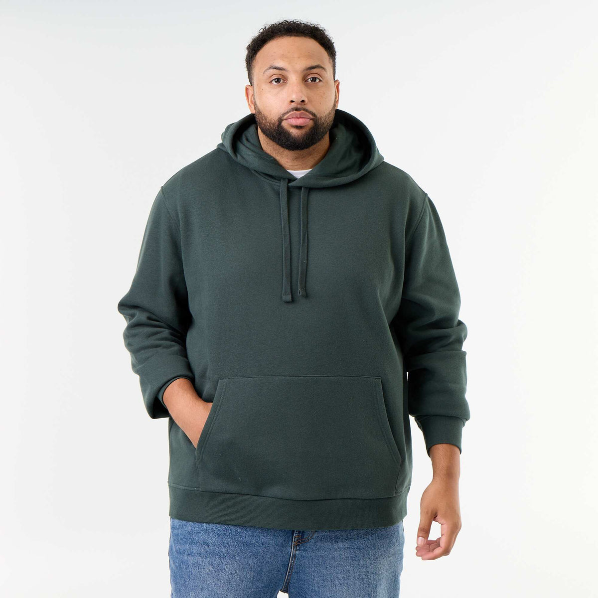 Hoodie with Kangaroo Pocket GREEN