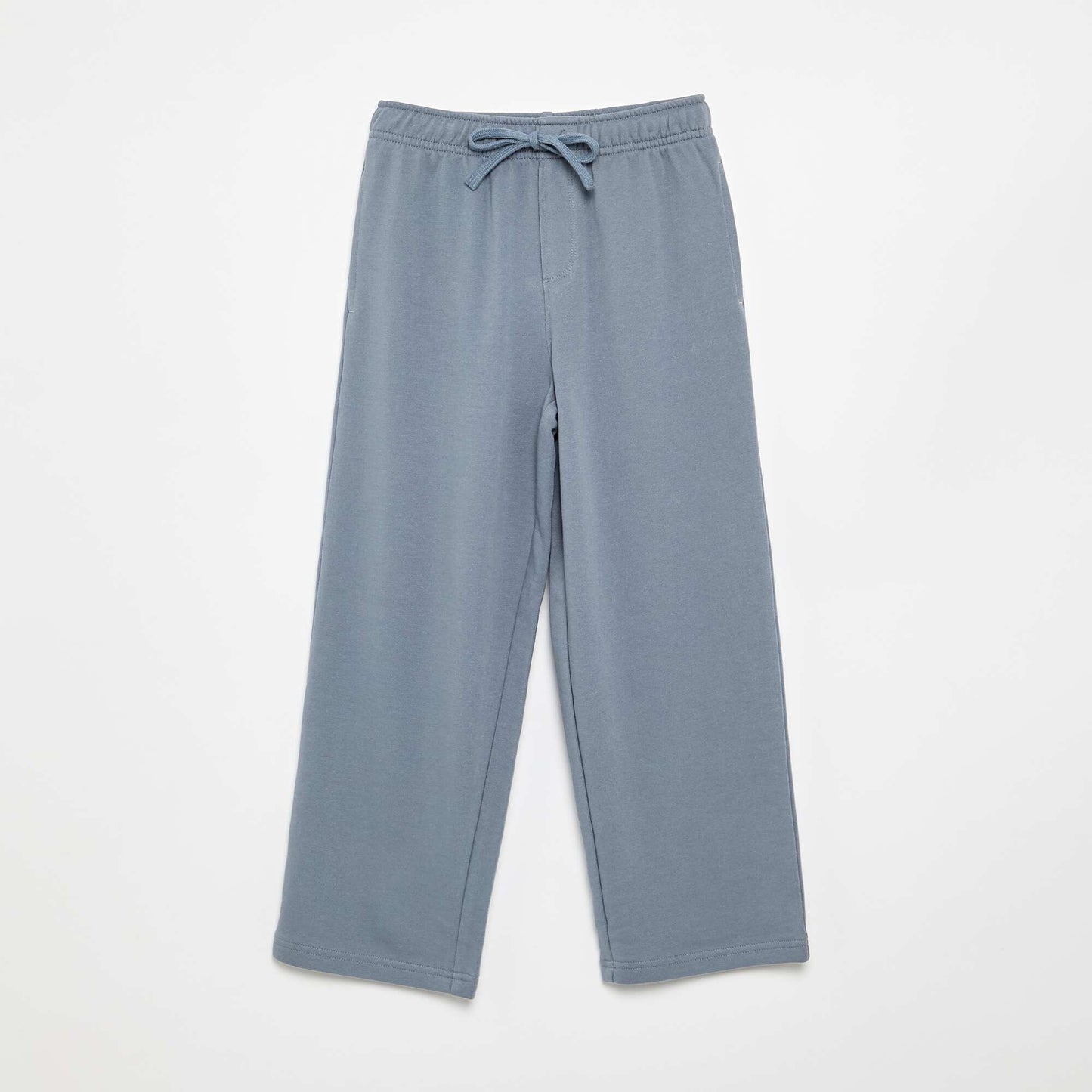 Plain French Terry Jogger Pants BLUE