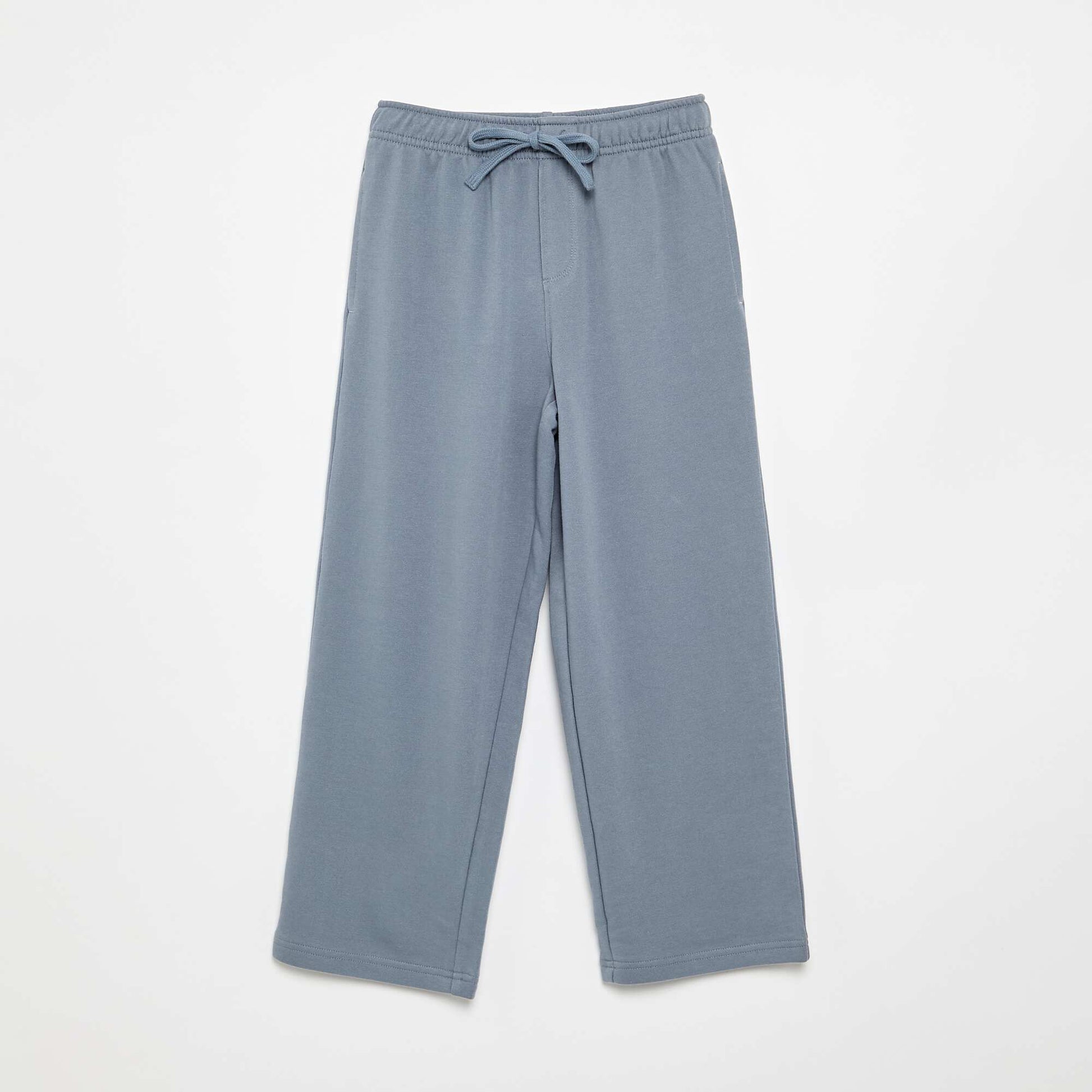 Plain French Terry Jogger Pants BLUE