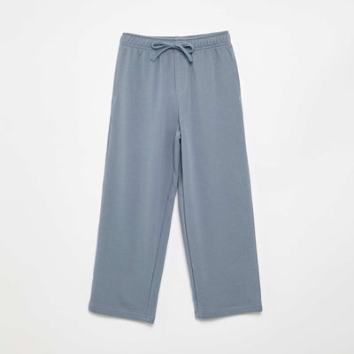 Plain French Terry Jogger Pants BLUE