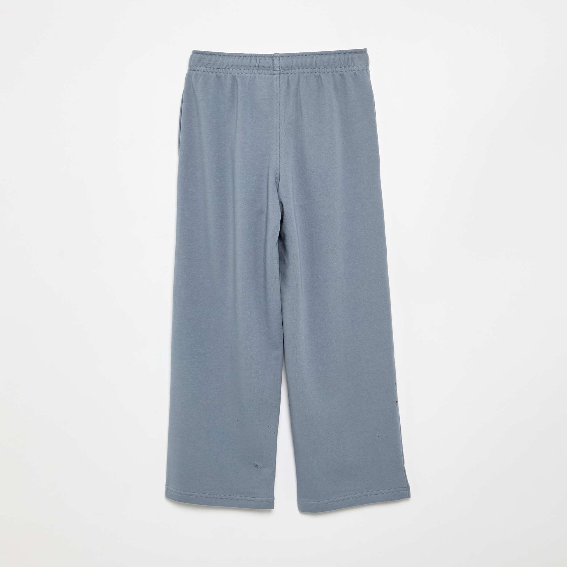 Plain French Terry Jogger Pants BLUE