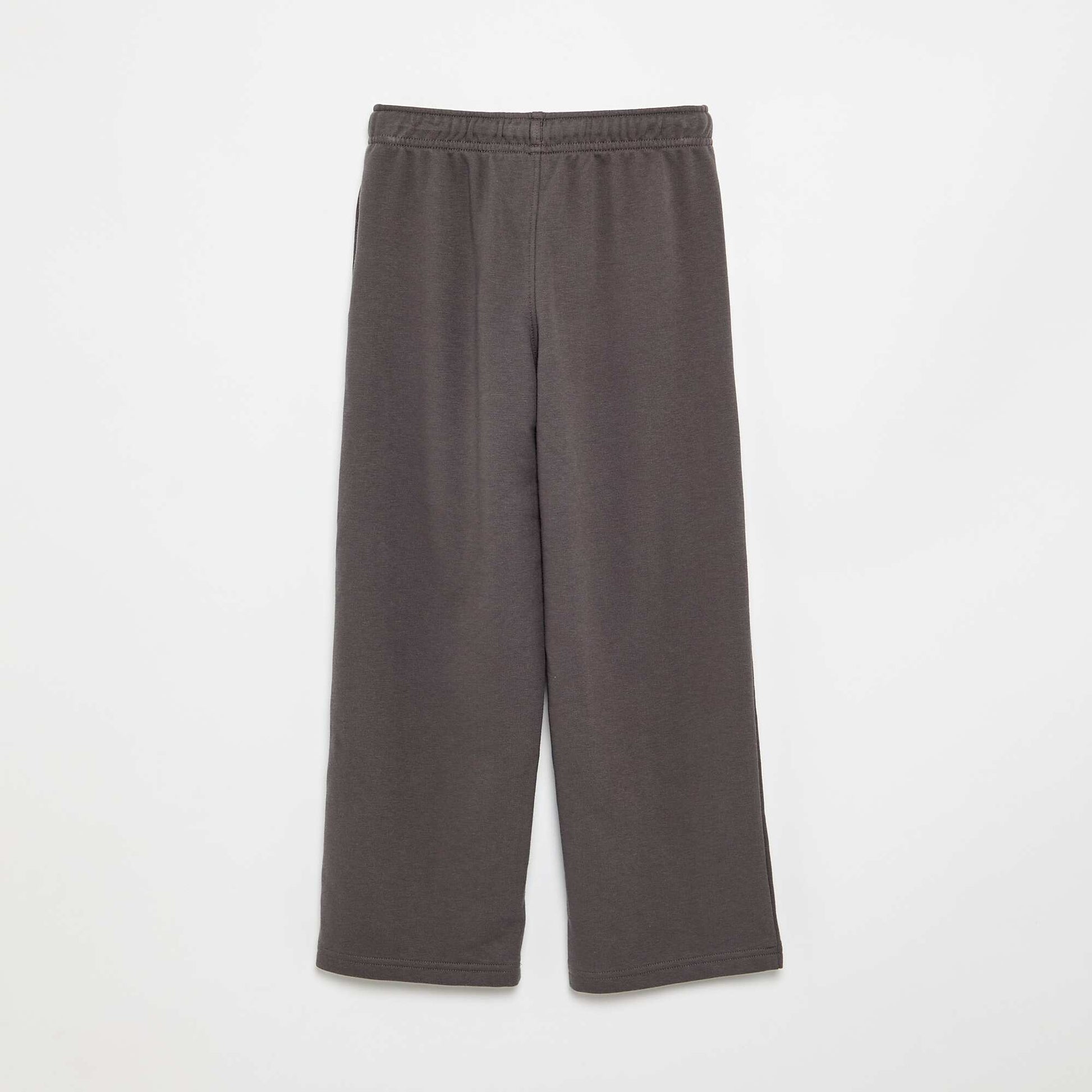 Plain French Terry Jogger Pants GREY
