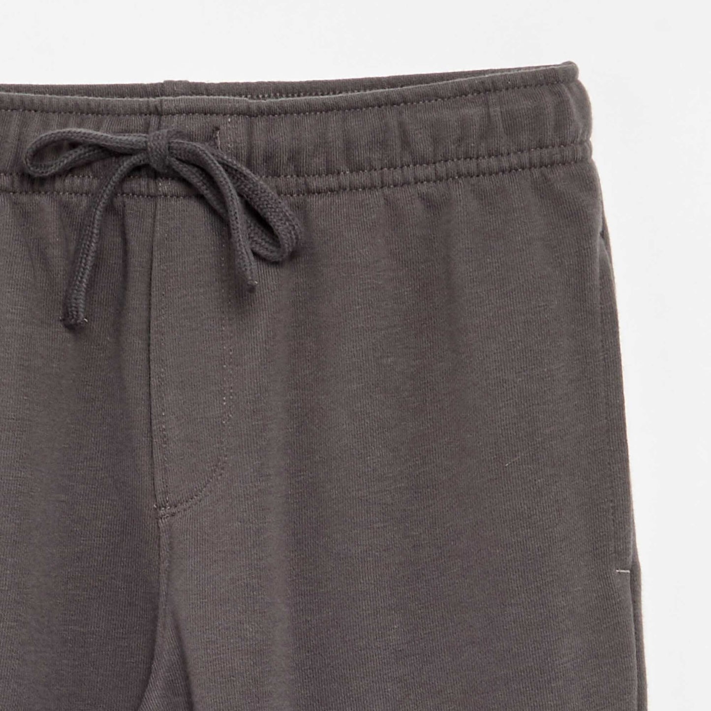 Plain French Terry Jogger Pants GREY