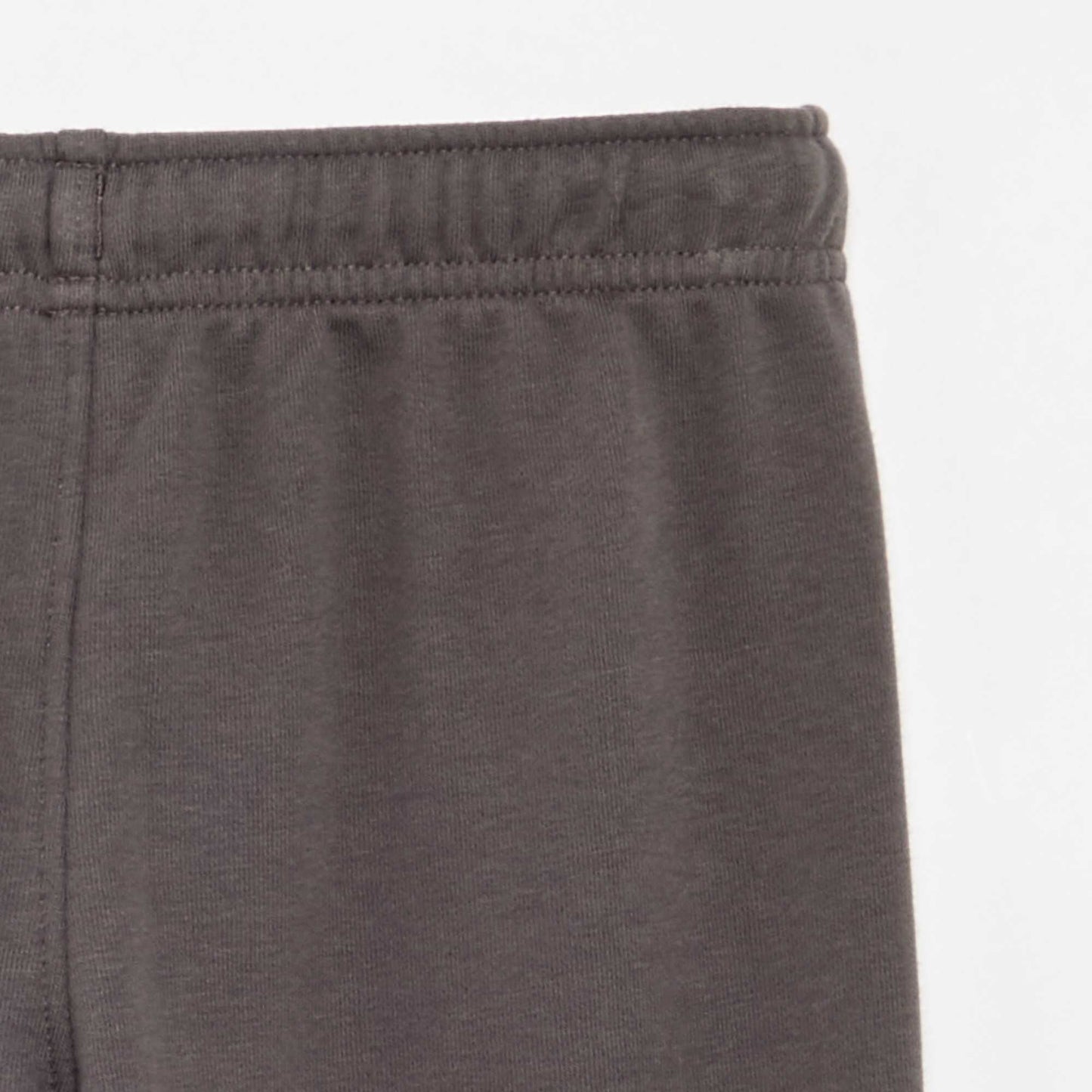 Plain French Terry Jogger Pants GREY