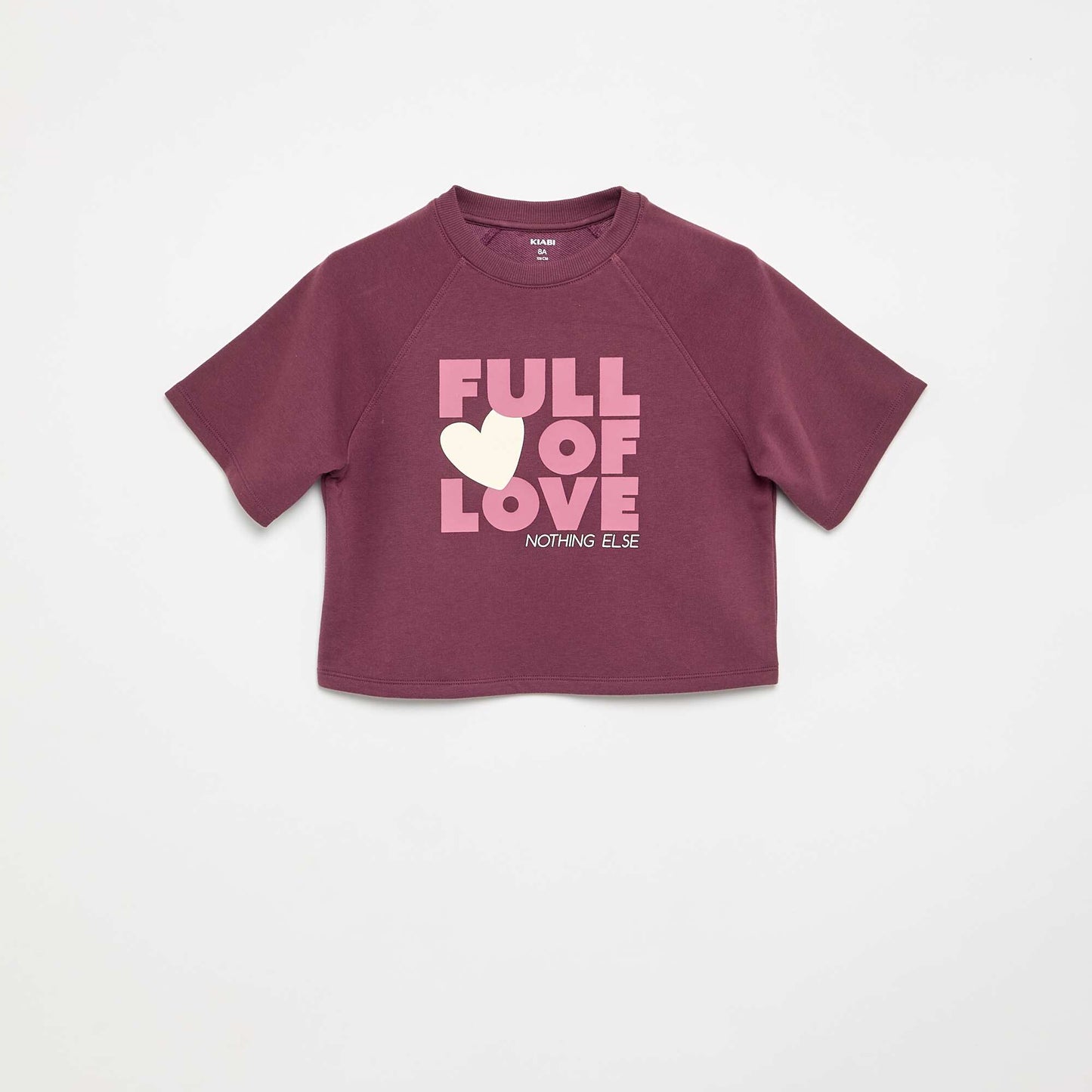 Loose fit short-sleeved T-shirt PURPLE