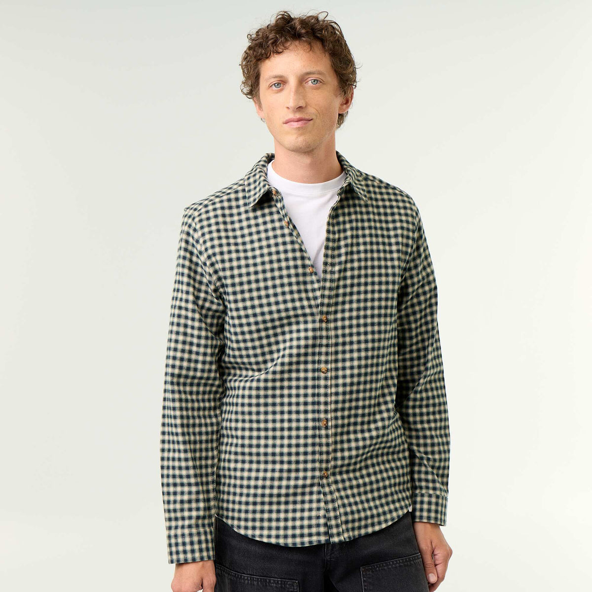 Checked Shirt GREEN