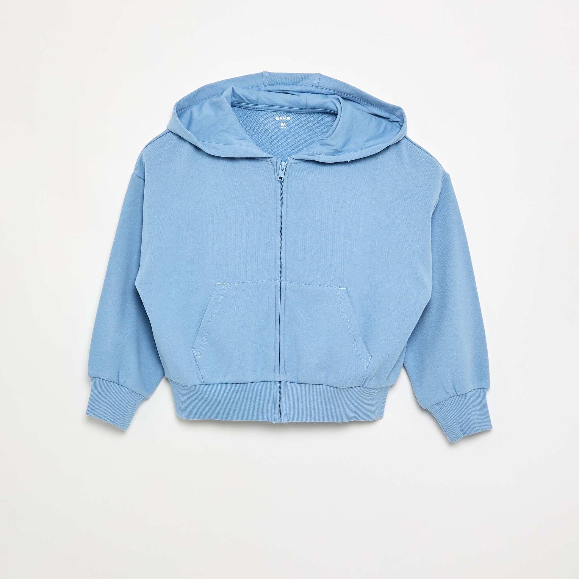 Hooded Zip-Up Sweatshirt BLUE