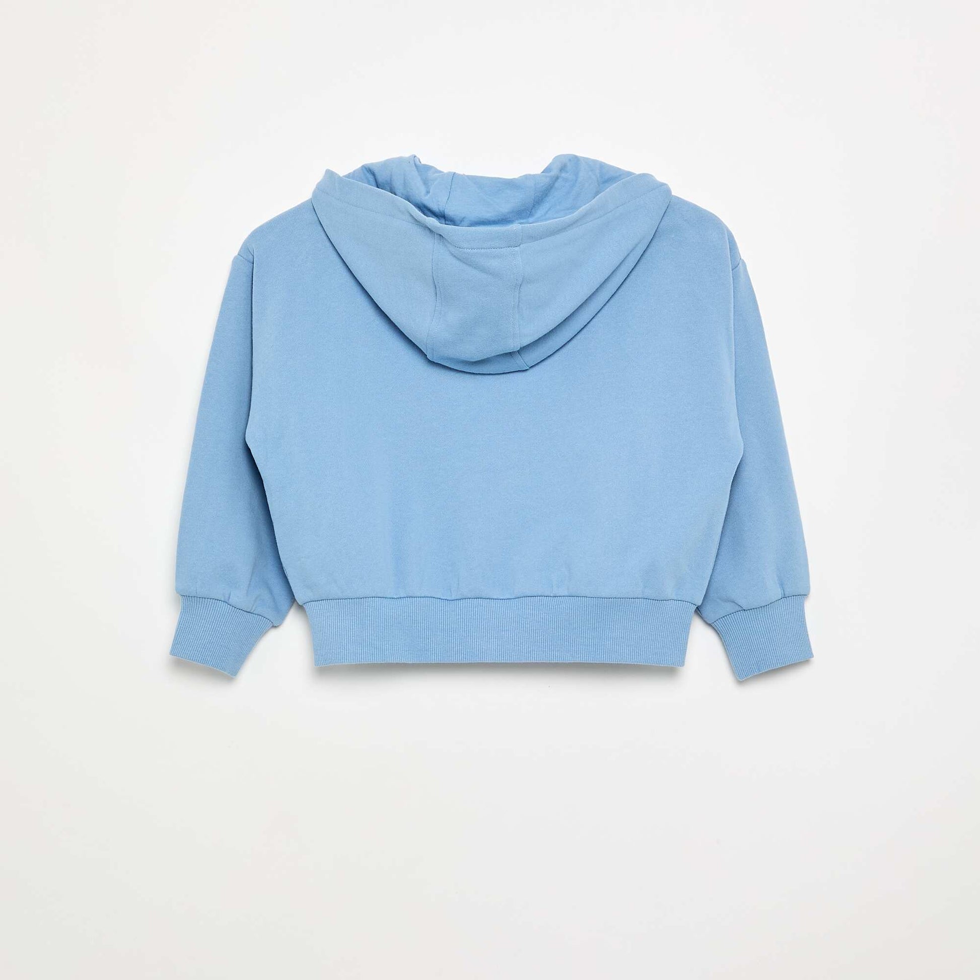 Hooded Zip-Up Sweatshirt BLUE