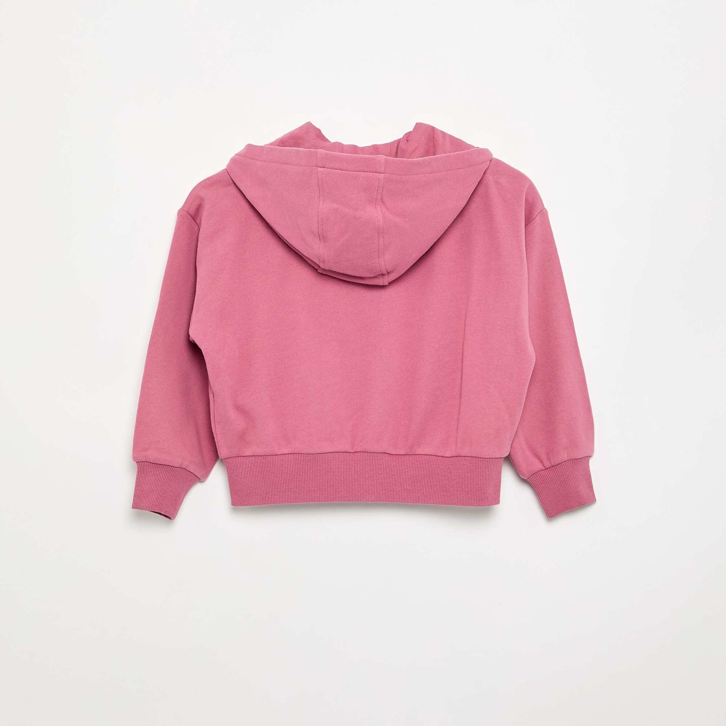 Hooded Zip-Up Sweatshirt PINK