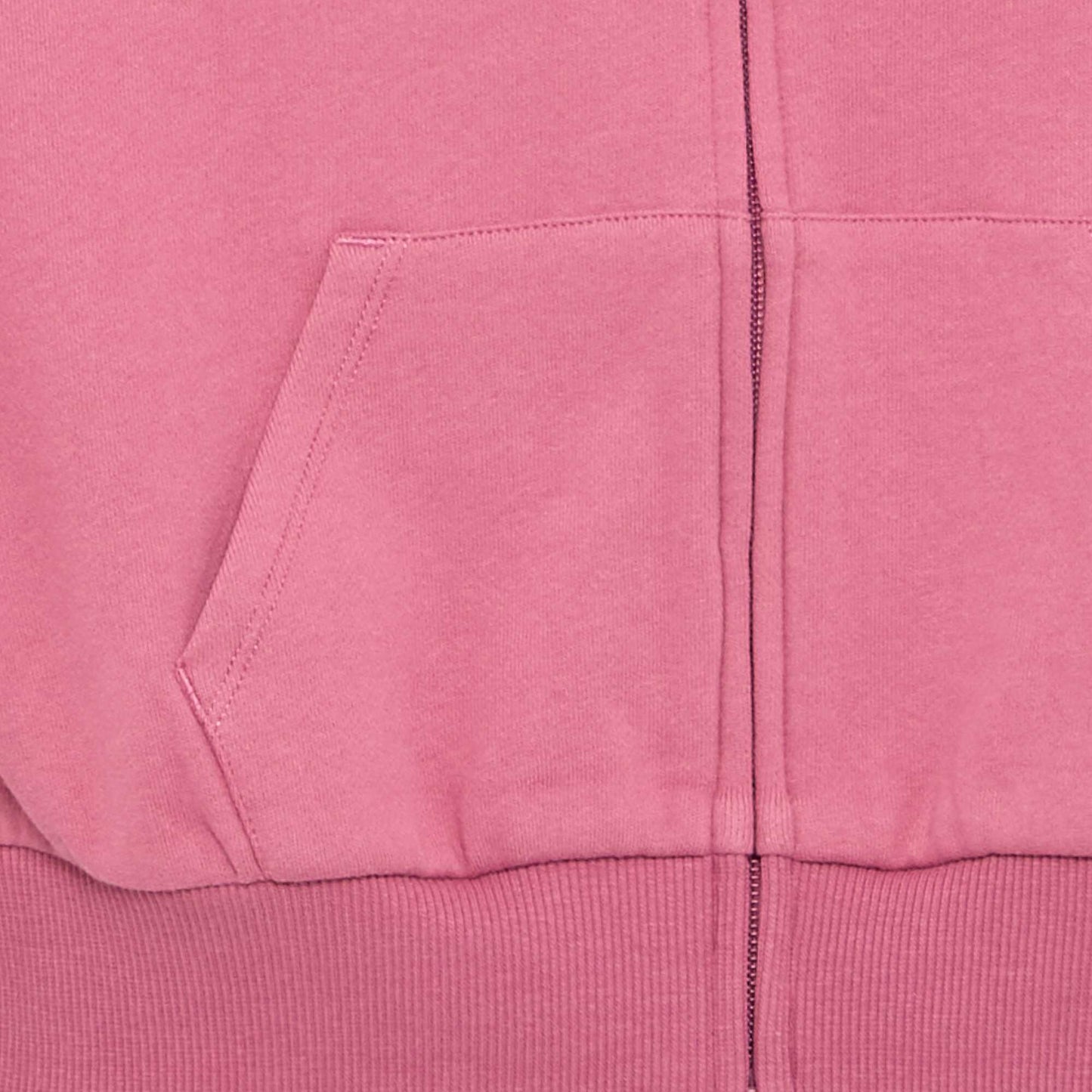 Hooded Zip-Up Sweatshirt PINK