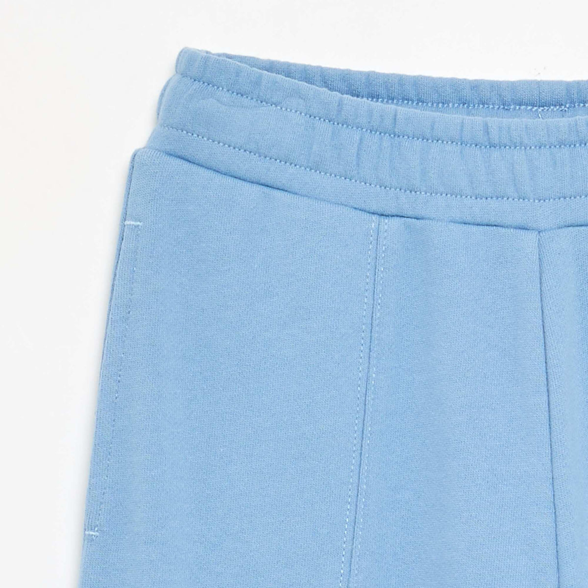Solid Color Wide Leg Pants BLUE