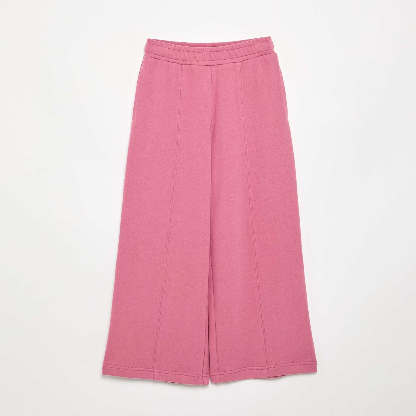 Solid Color Wide Leg Pants PINK
