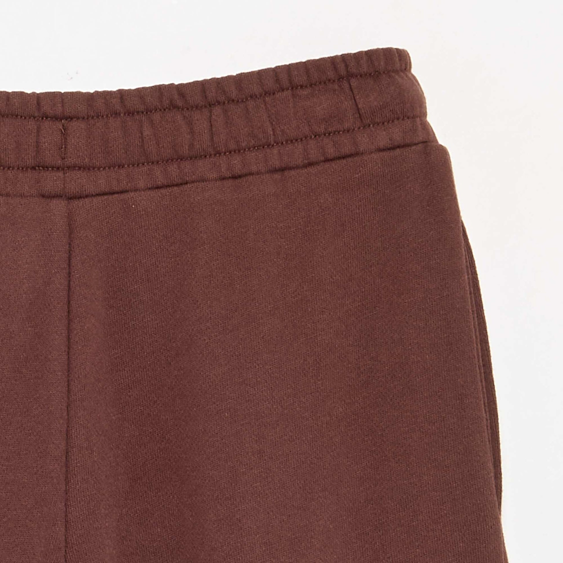 Solid Color Wide Leg Pants BROWN