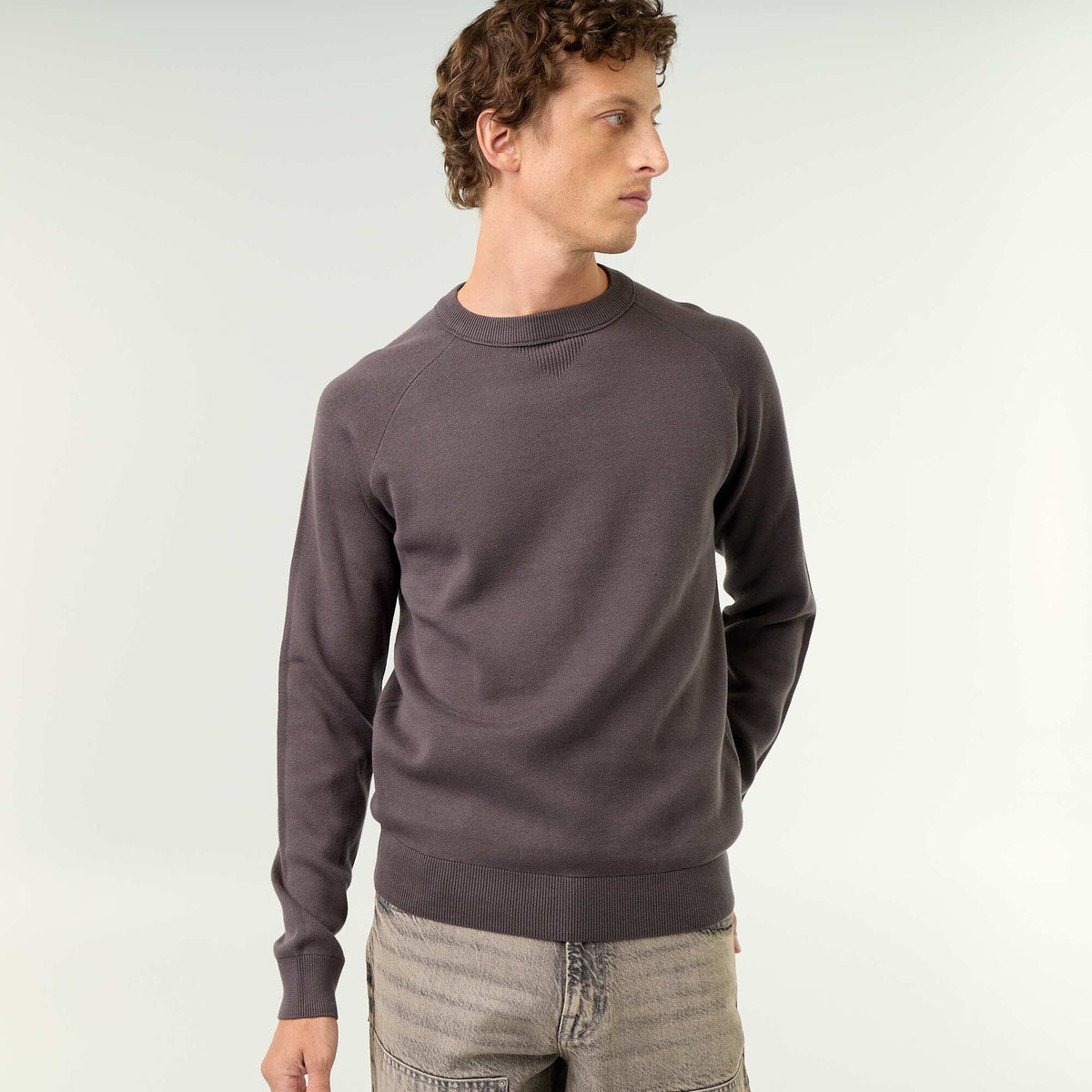 Chunky knit sweater GREY