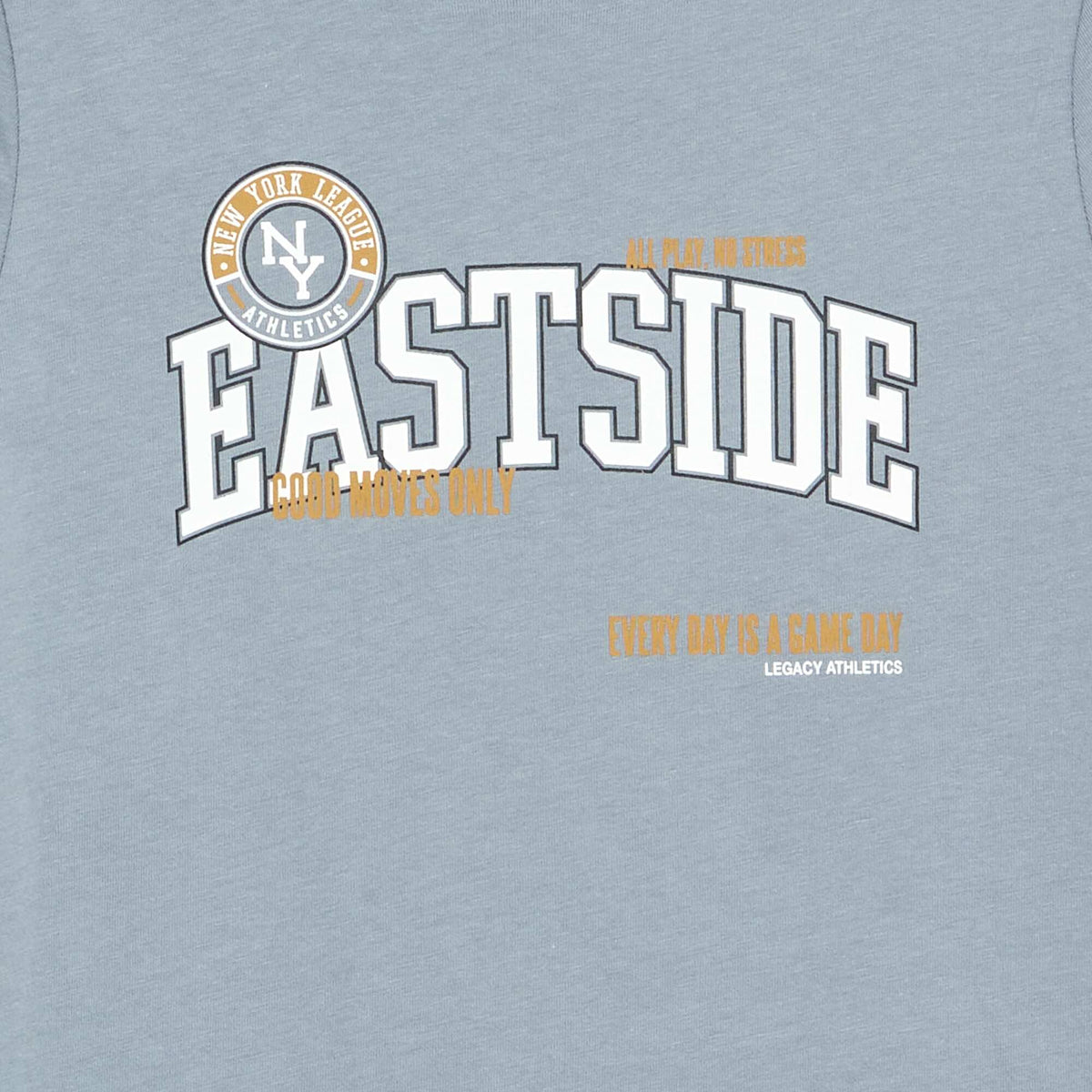 Printed long-sleeved T-shirt GREY