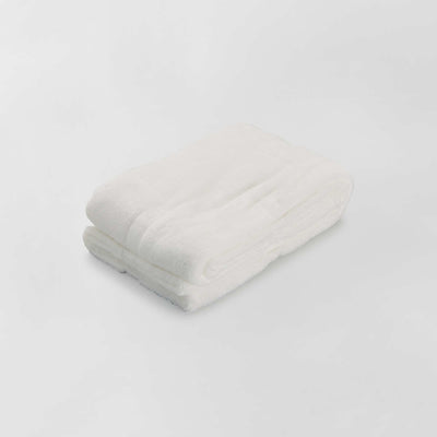 Fleece baby blanket WHITE