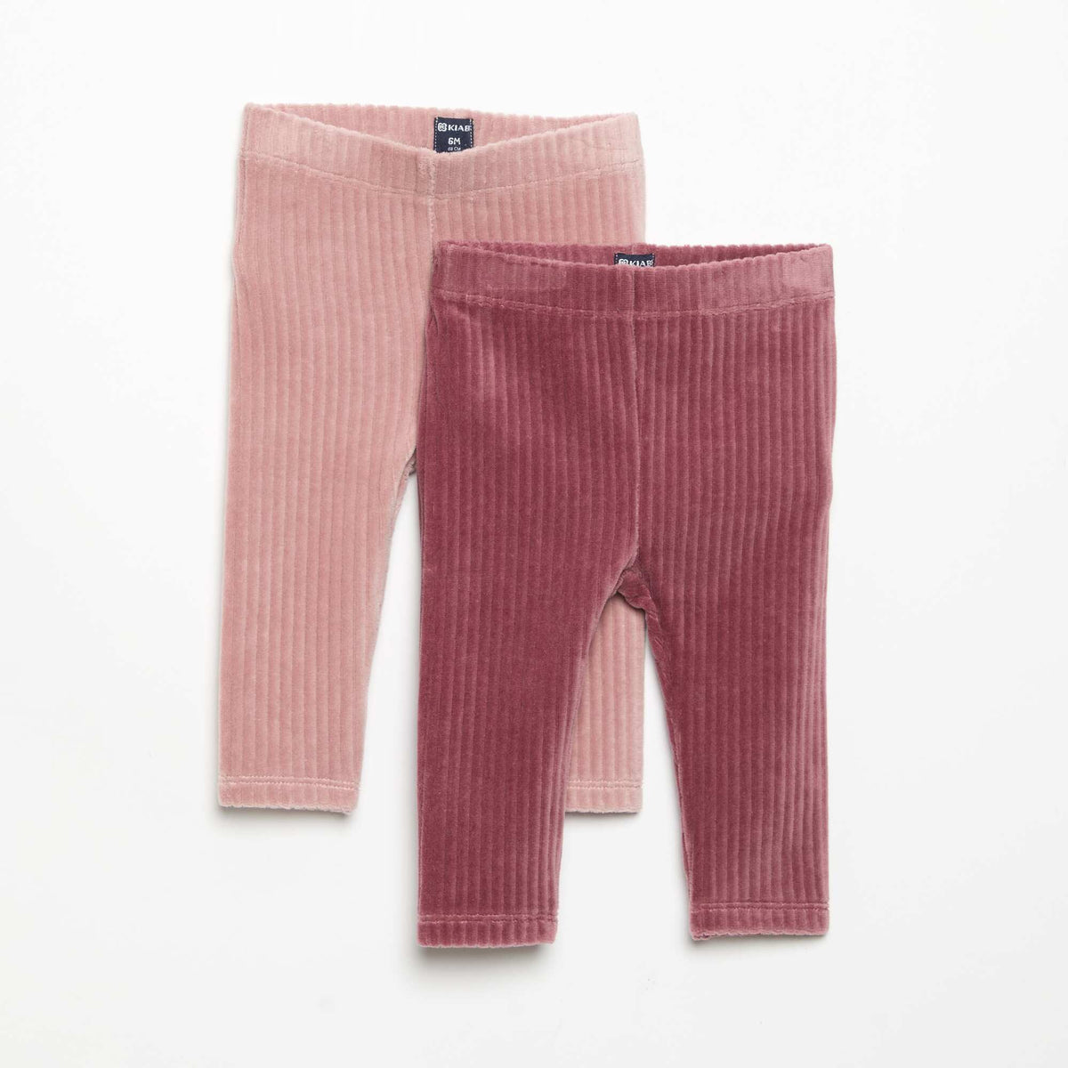 Pack of 2 corduroy leggings PINK