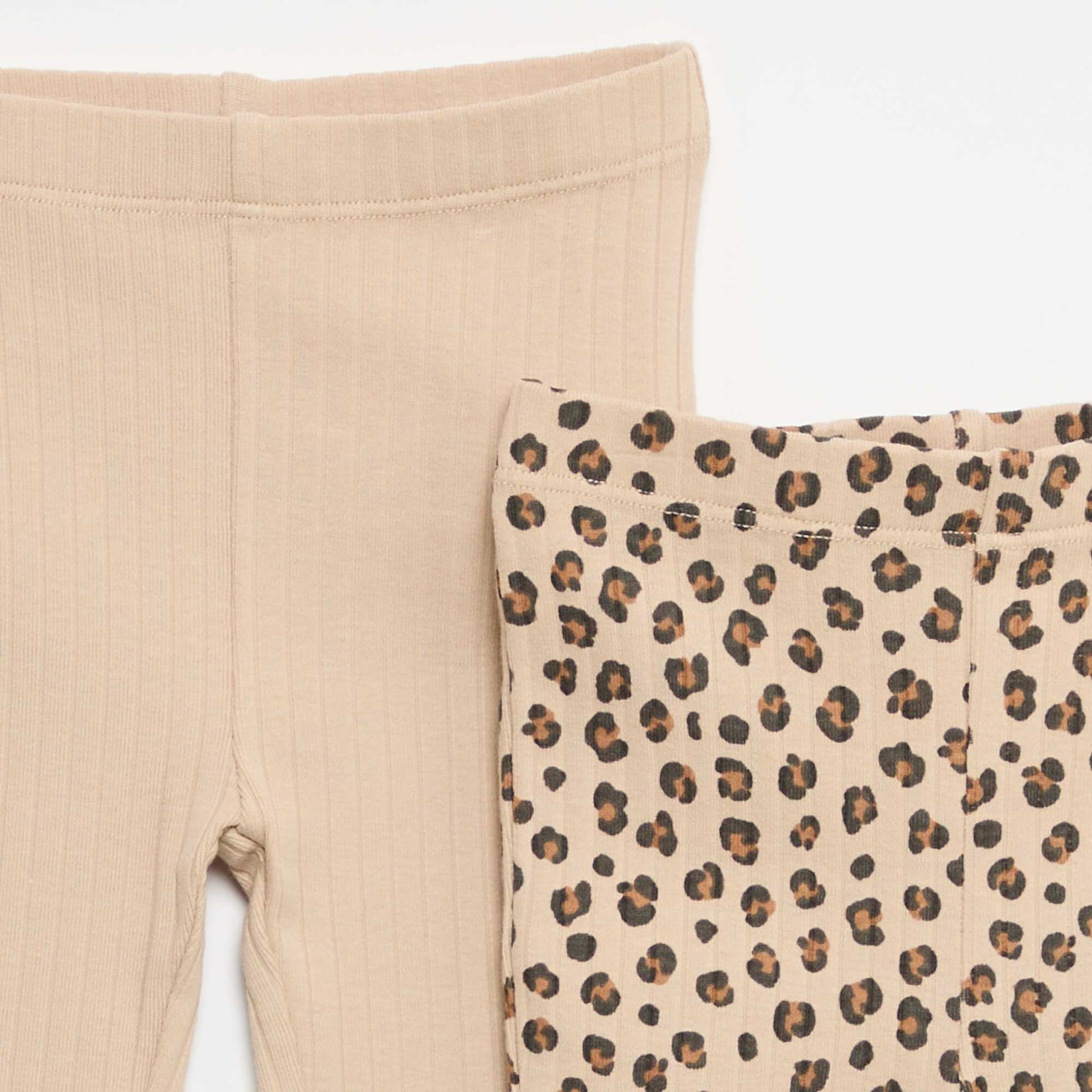 2-Pack Flare Leggings BEIGE