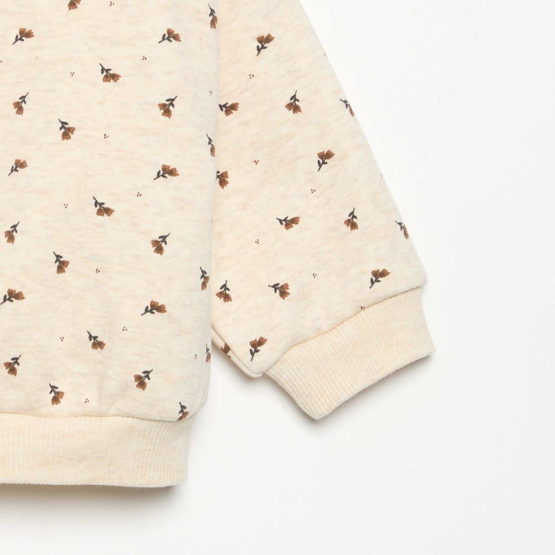 Long-sleeved sweatshirt BEIGE