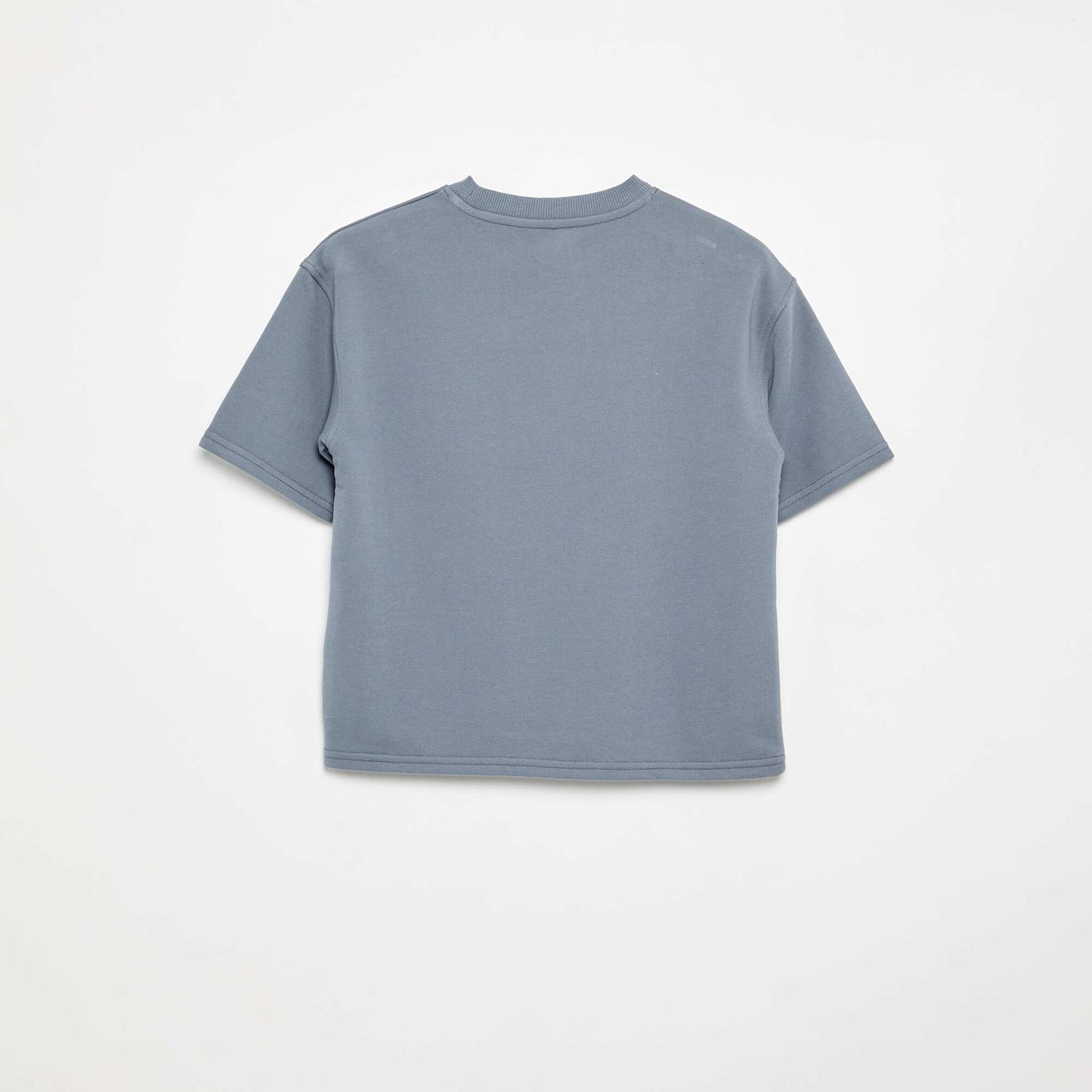 Short-sleeved printed T-shirt BLUE