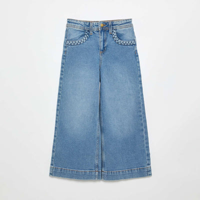 Wide-leg fit trousers BLUE