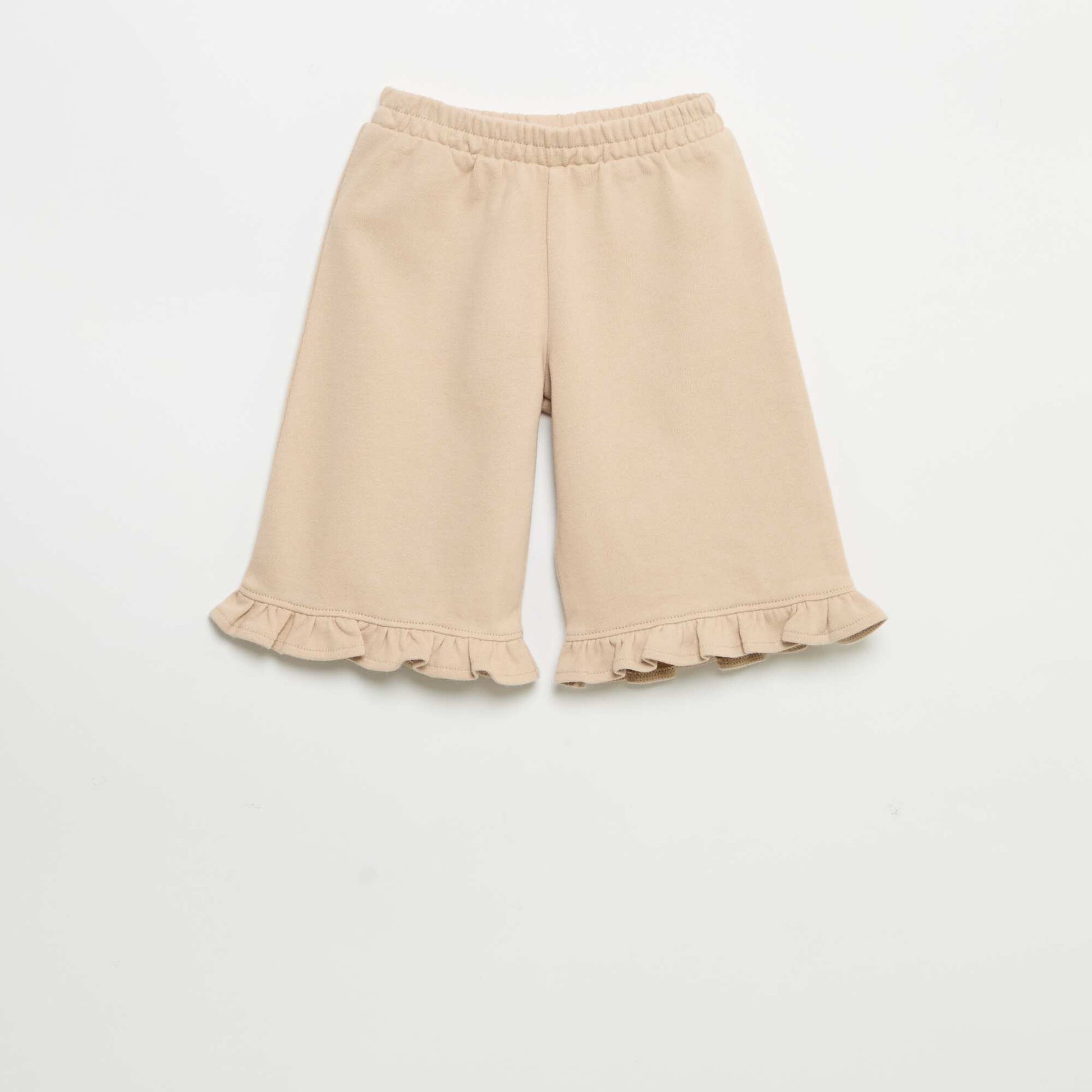 2-piece fleece set BEIGE