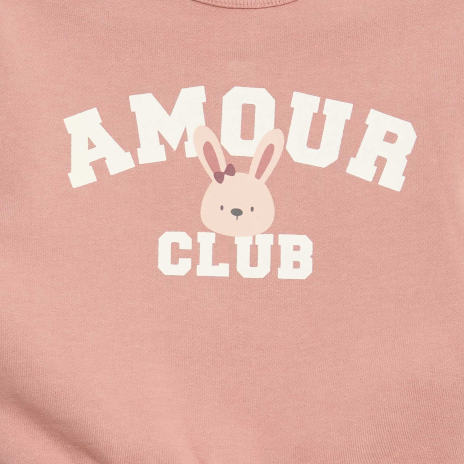 2-piece fleece set PINK