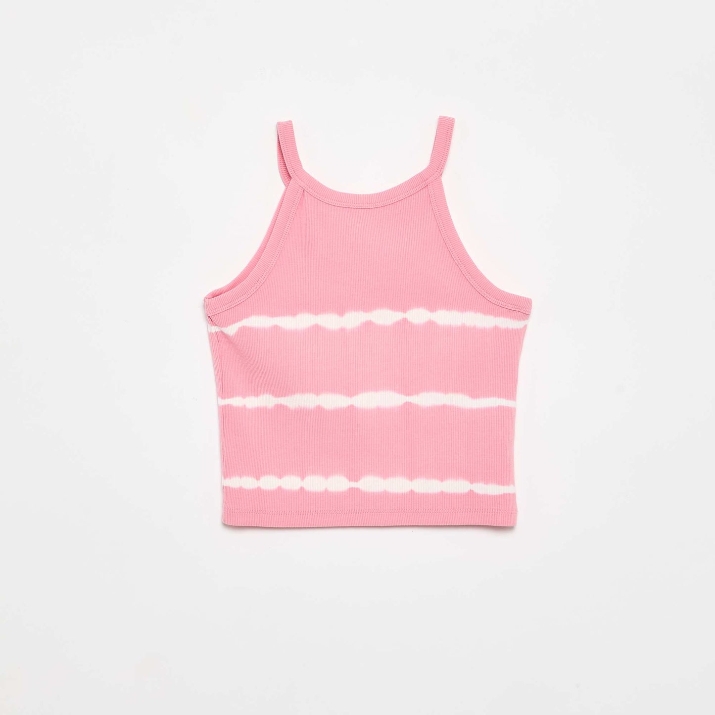 Striped Tie-Dye Tank Top PINK