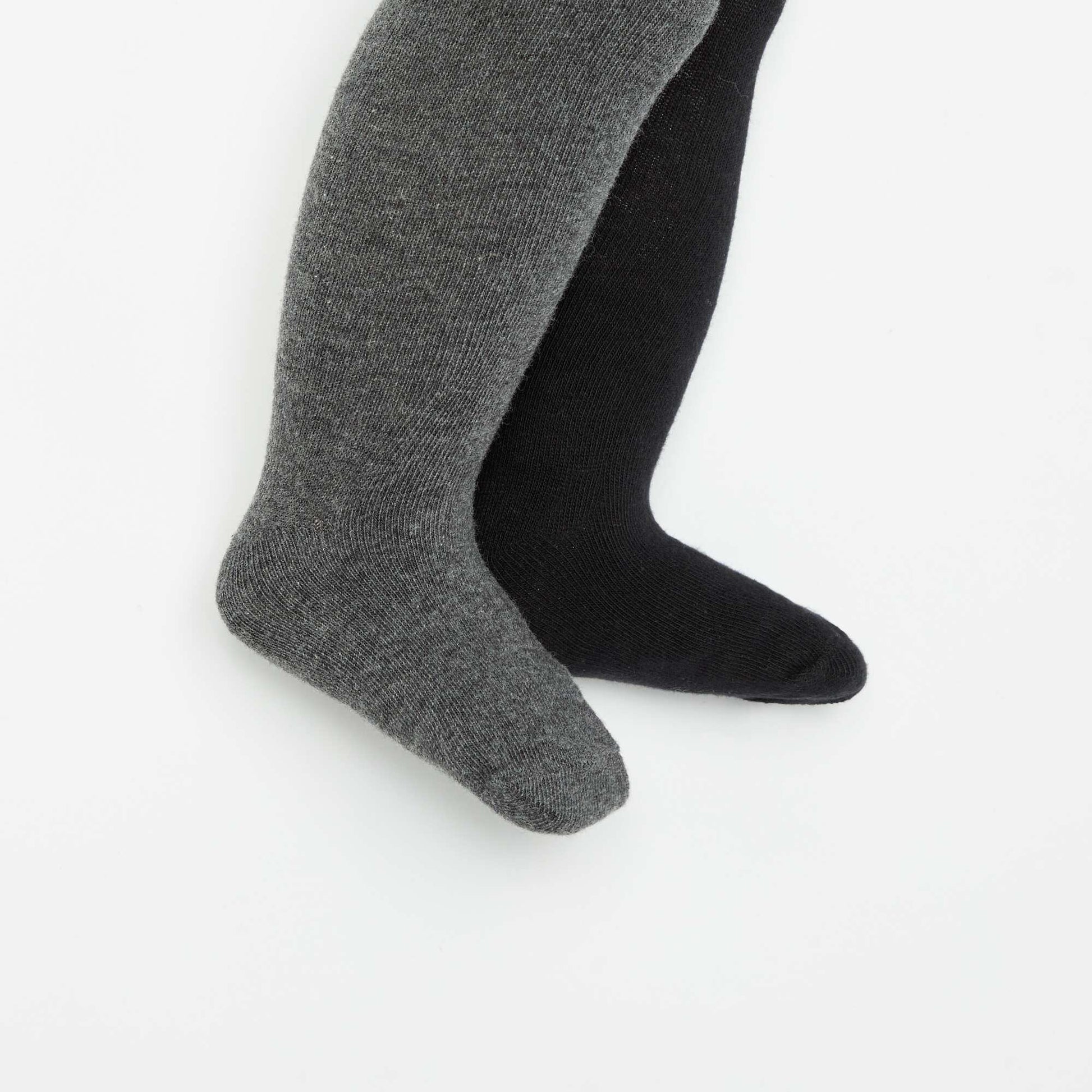Pack of 2 pairs of tights GREY