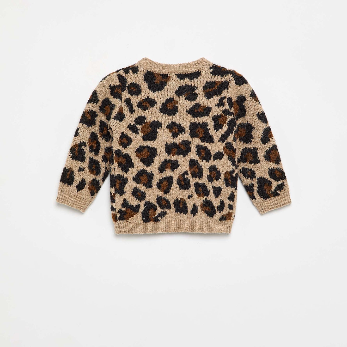 Leopard print sweater BEIGE