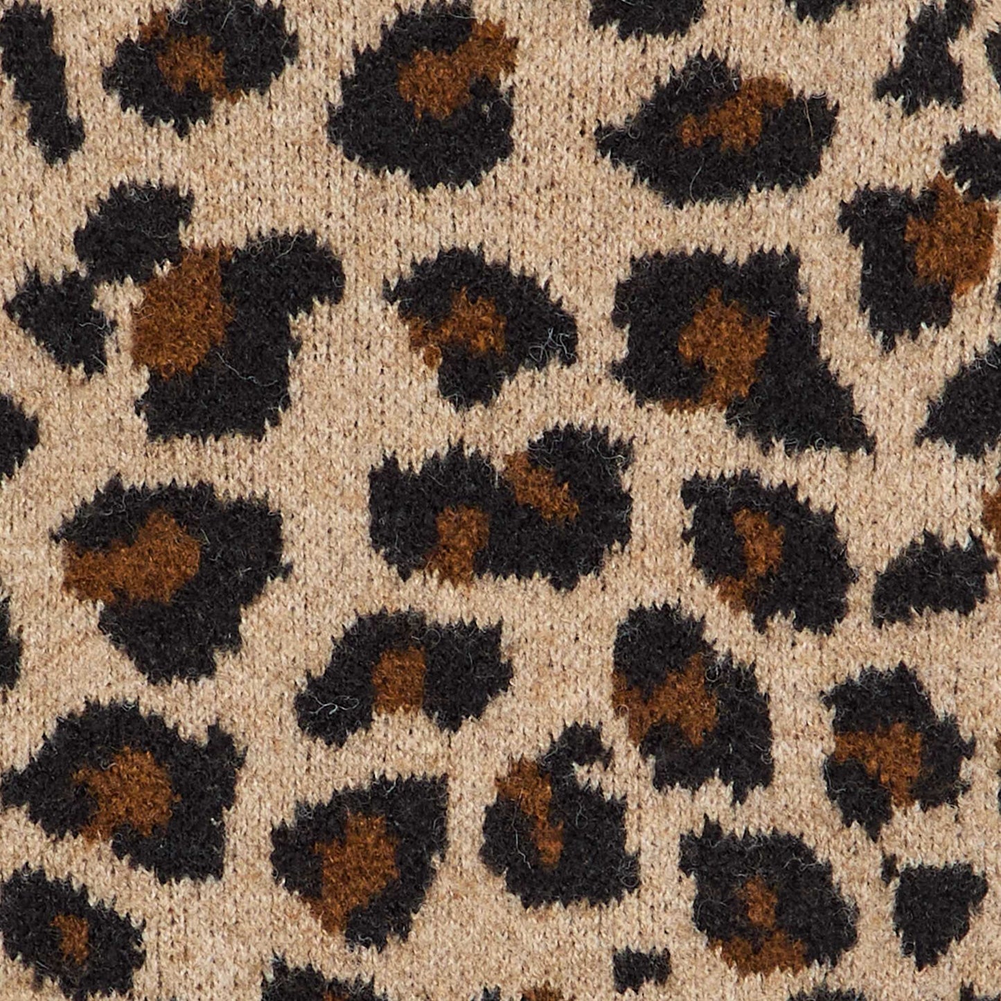 Leopard print sweater BEIGE