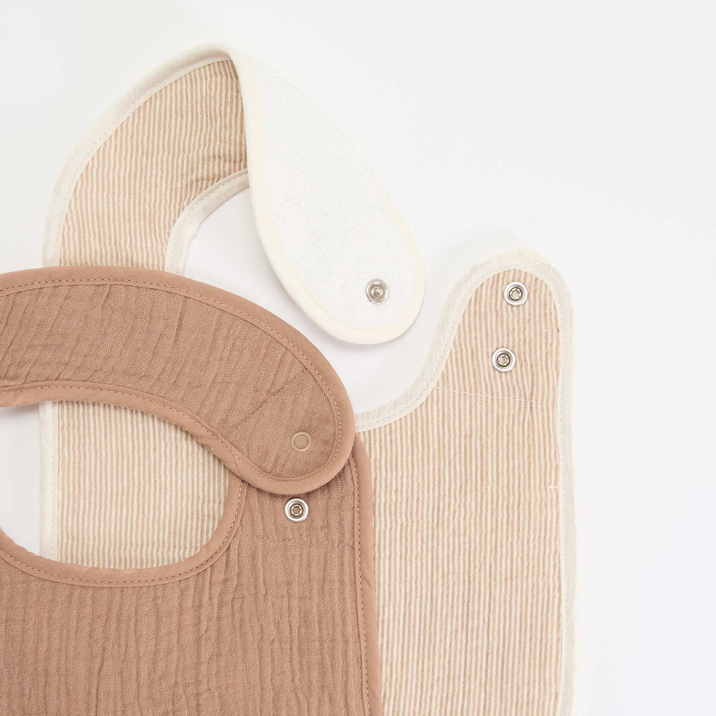 Set of 2 bibs BEIGE