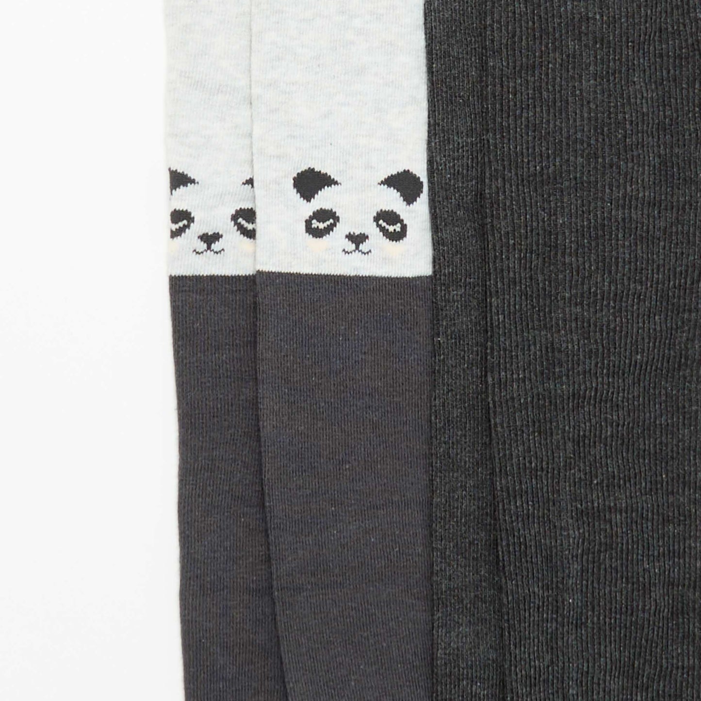 2-pack of patterned tights GREY