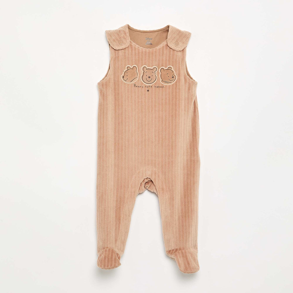 2-piece sleep set - Sleeveless sleepsuit + bodysuit BEIGE