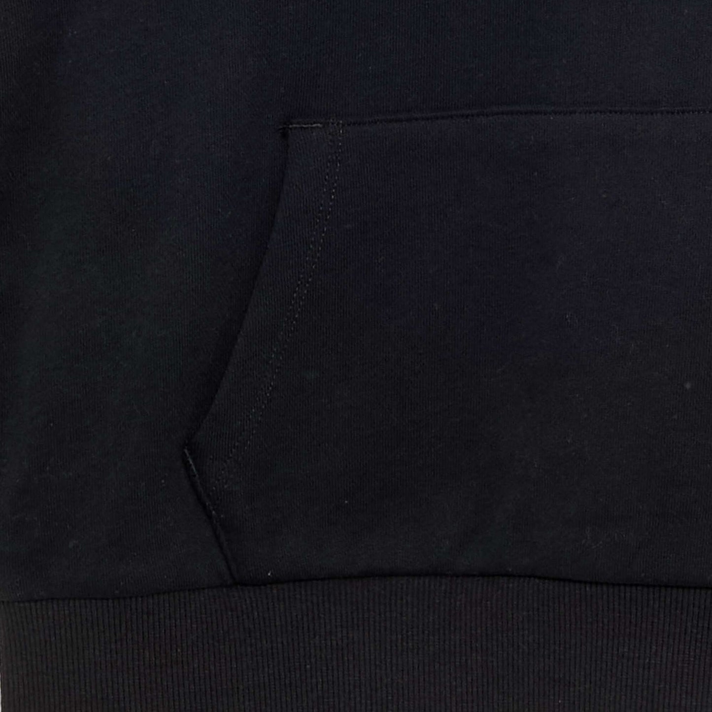 Hooded sweatshirt with kangaroo pocket BLACK