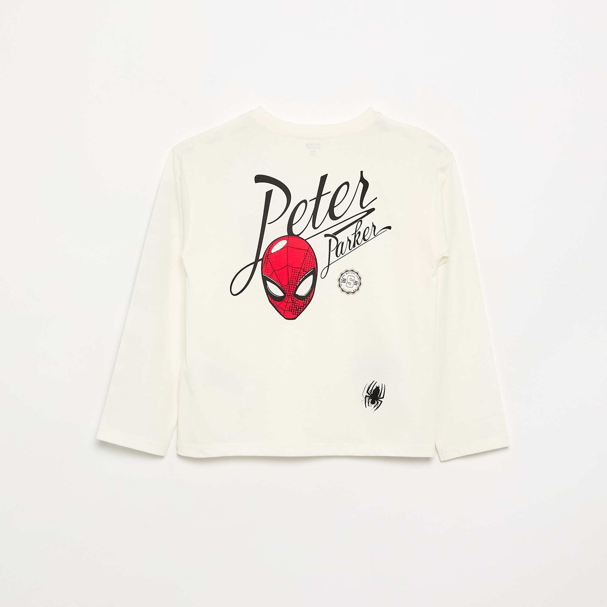 Long-sleeved 'Marvel' 'Spider-Man' T-shirt WHITE