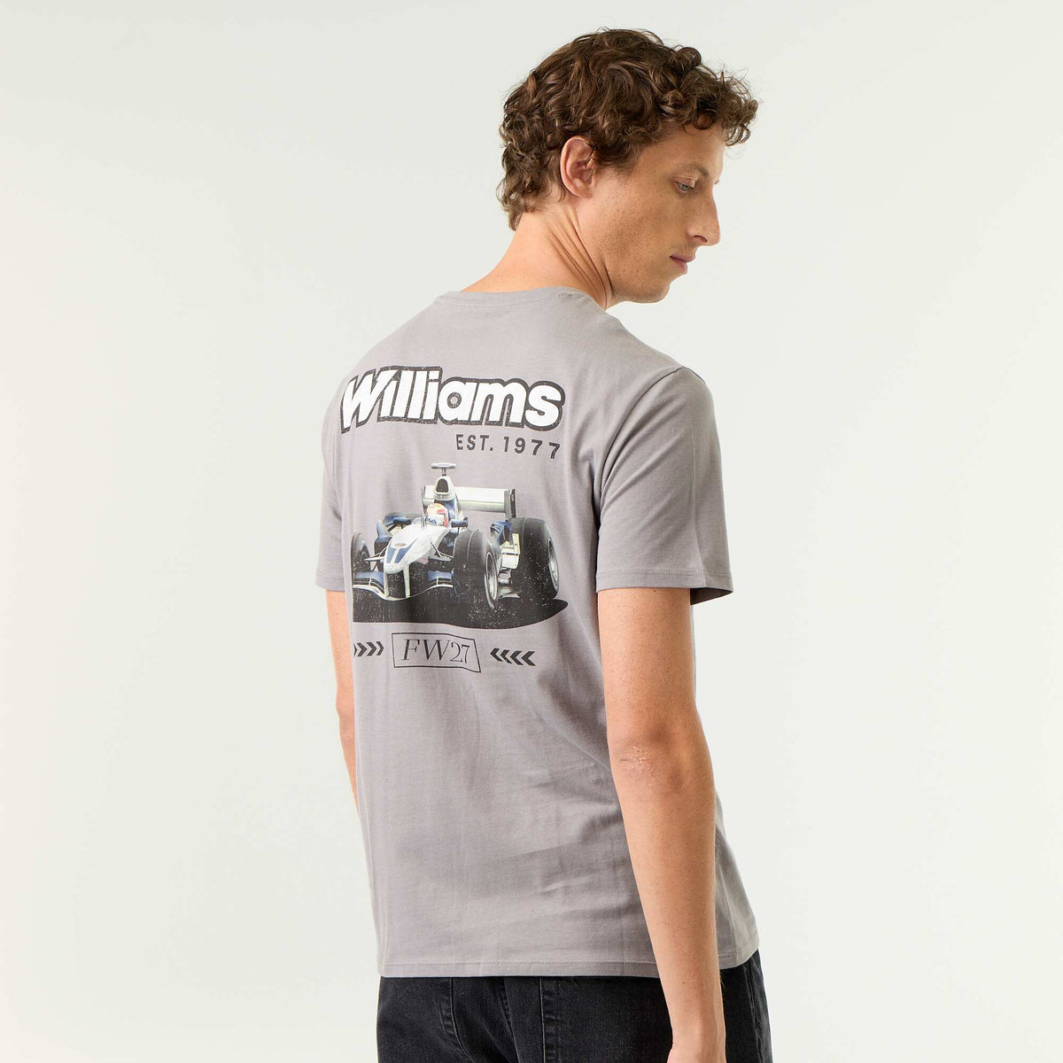 „Williams Racing“-ის მოკლემკლავიანი მაისური, ნაცრისფერი