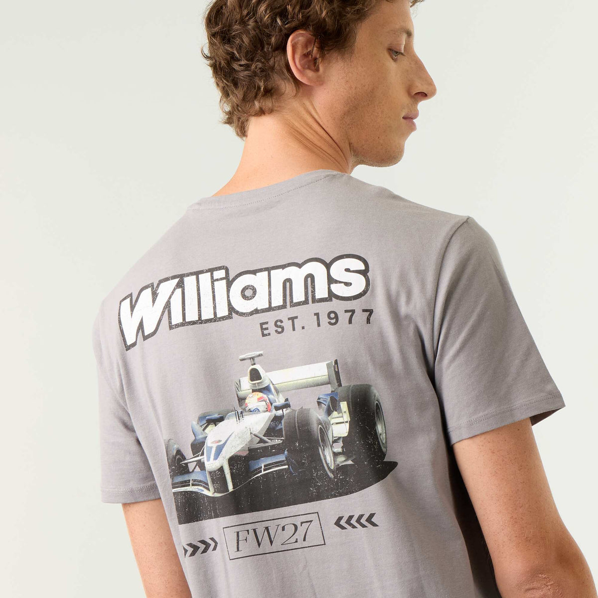„Williams Racing“-ის მოკლემკლავიანი მაისური, ნაცრისფერი